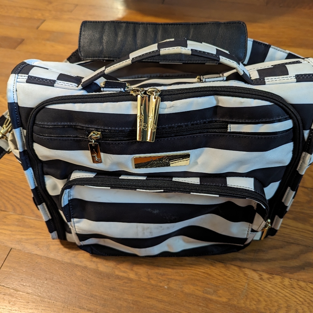 JuJuBe BFF Convertible Unisex Diaper Bag Backpack, Baby Bag with Changing Pad